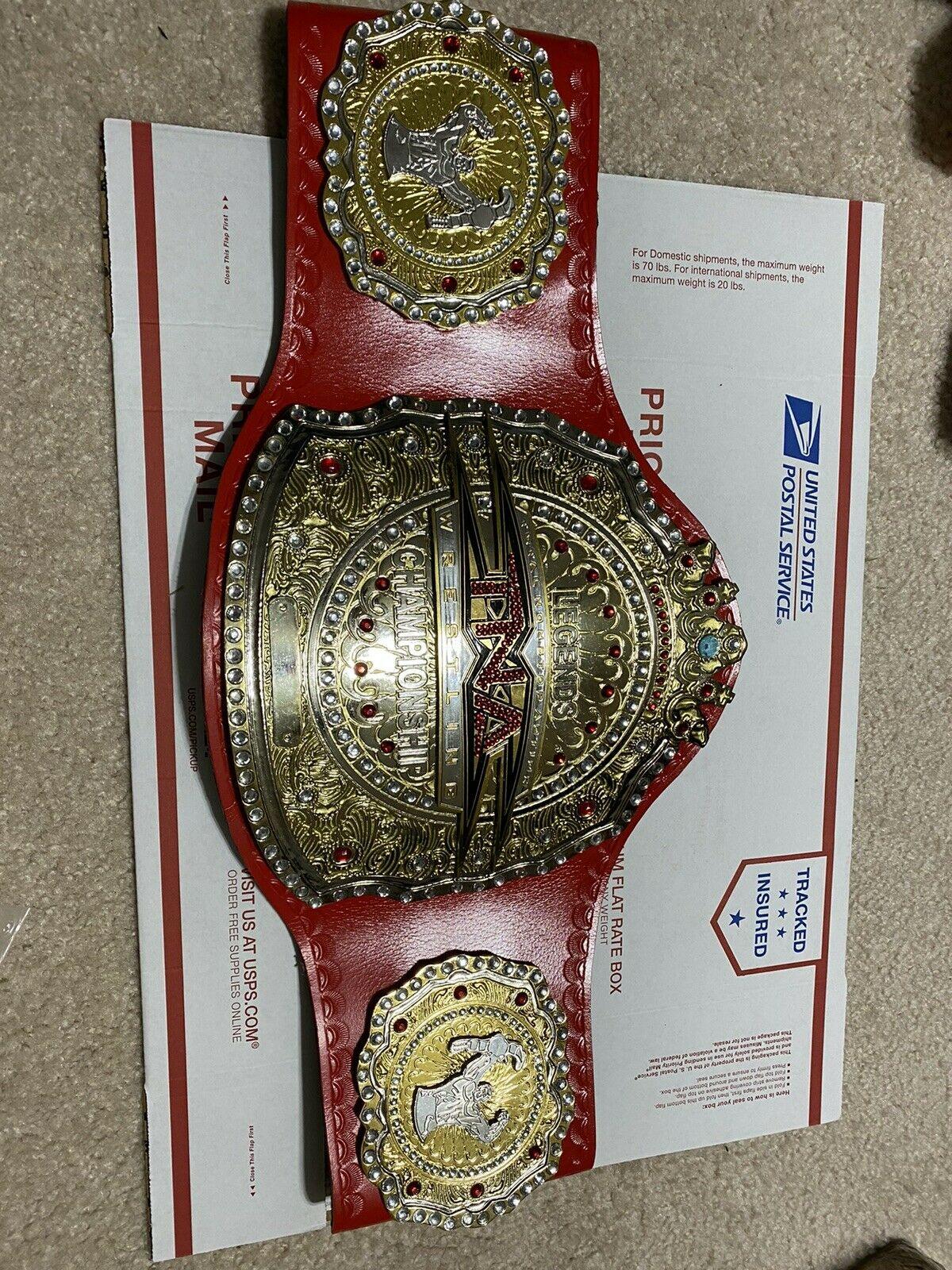 TNA LEGENDS Zinc Championship Belt - Image 4