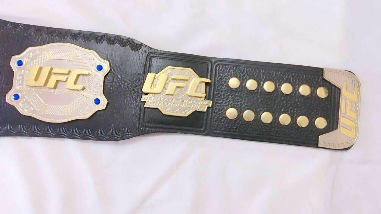 UFC Brass Double Stacked Championship Belt - Image 3