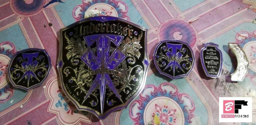 UNDERTAKER THE PHENOM Zinc Championship Belt - Image 9