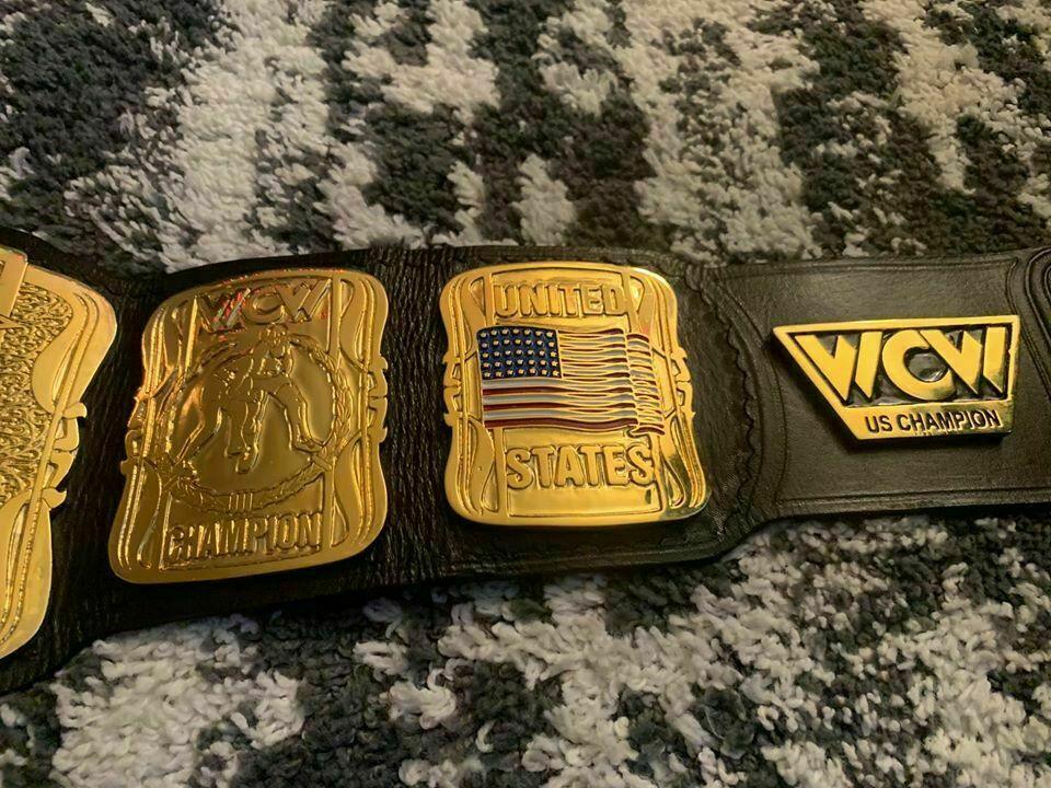 WCW UNITED STATES HEAVYWEIGHT Zinc Championship Belt - Image 2