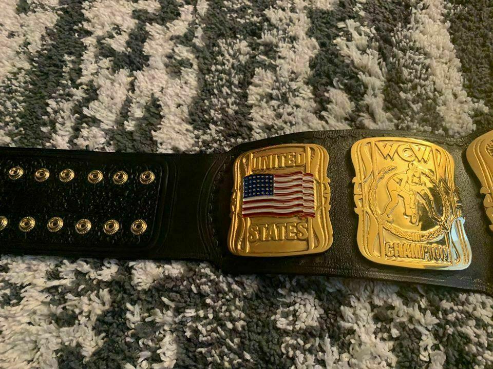 WCW UNITED STATES HEAVYWEIGHT Zinc Championship Belt - Image 3