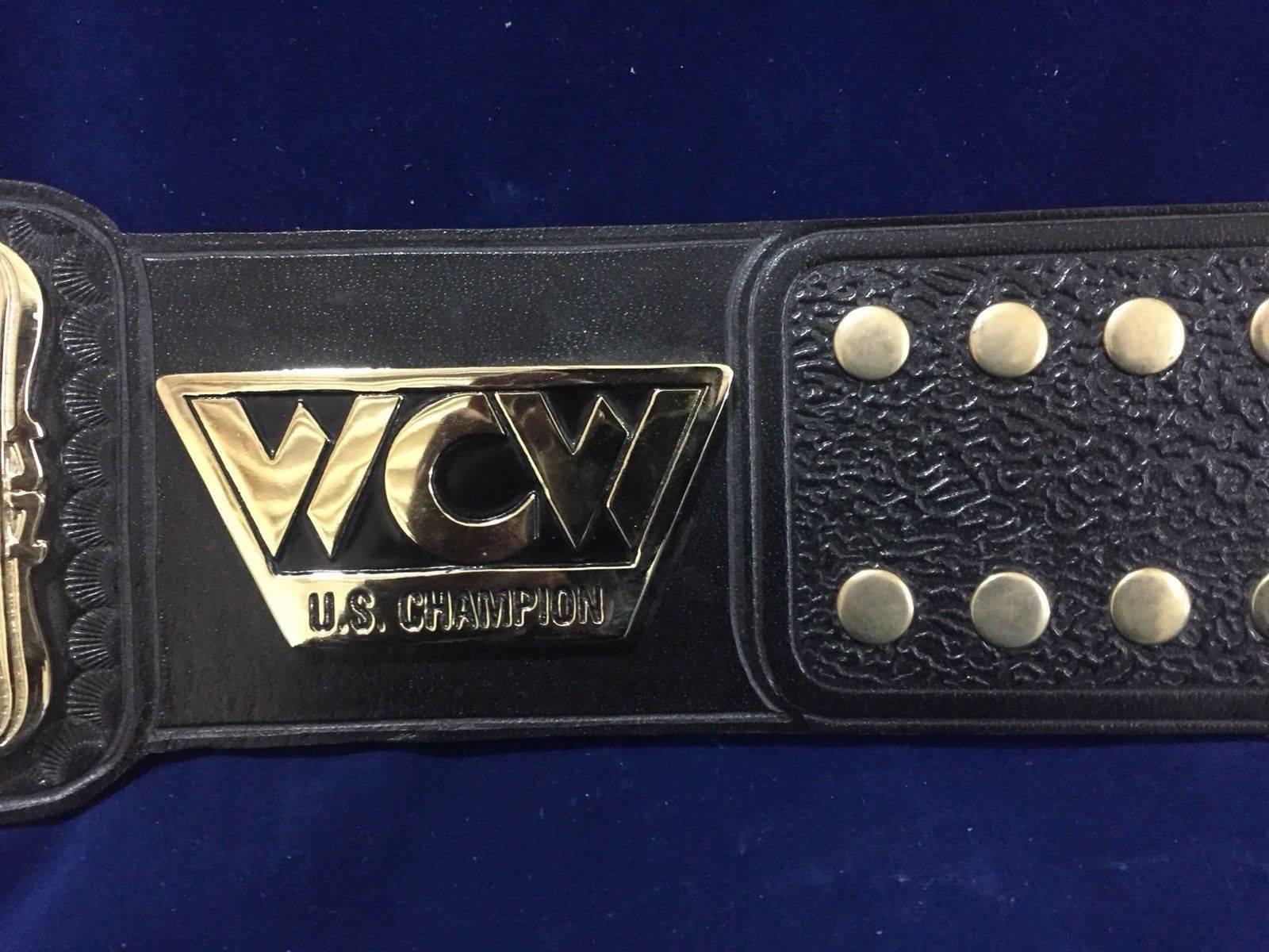 WCW US HEAVYWEIGHT 24K GOLD Zinc Championship Belt - Image 11