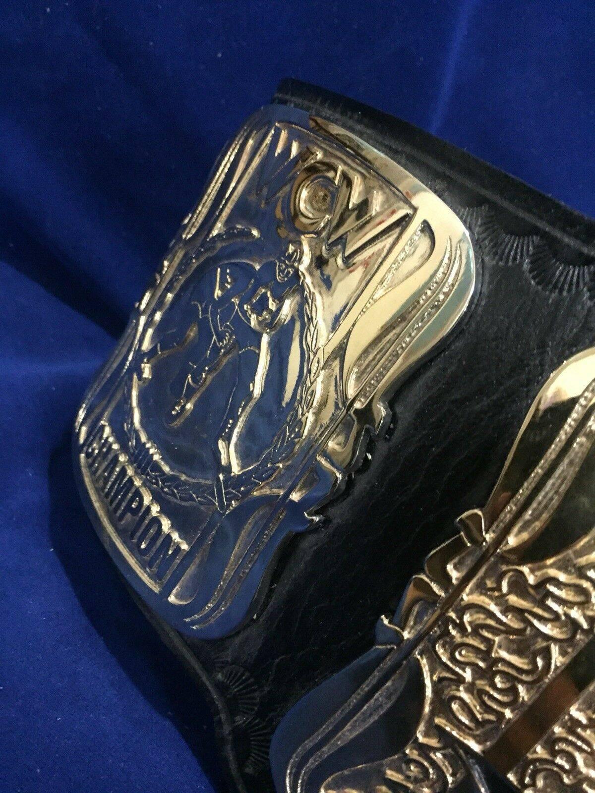 WCW US HEAVYWEIGHT 24K GOLD Zinc Championship Belt - Image 5