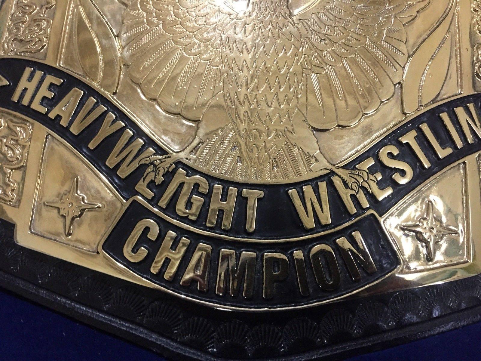 WCW US HEAVYWEIGHT 24K GOLD Zinc Championship Belt - Image 6
