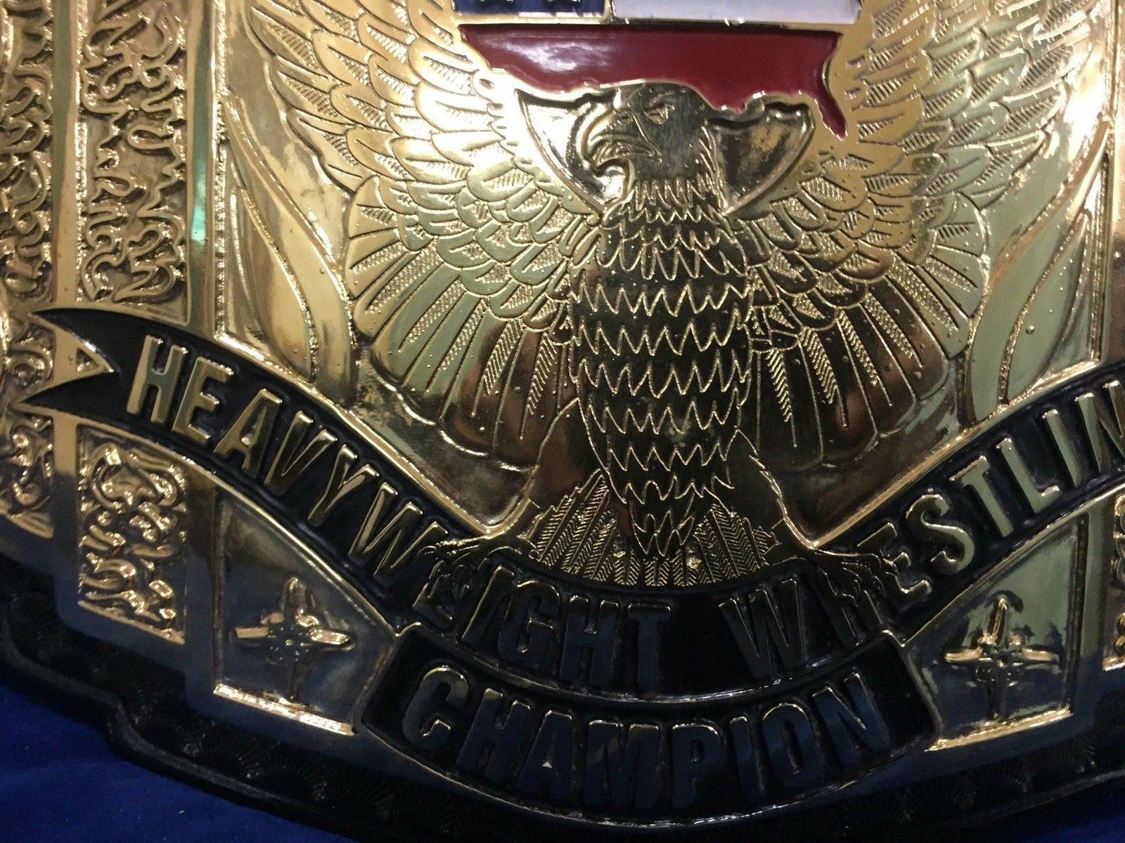WCW US HEAVYWEIGHT 24K GOLD Zinc Championship Belt - Image 8