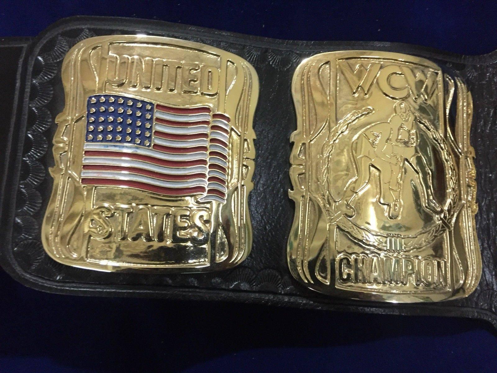 WCW US HEAVYWEIGHT 24K GOLD Zinc Championship Belt - Image 9
