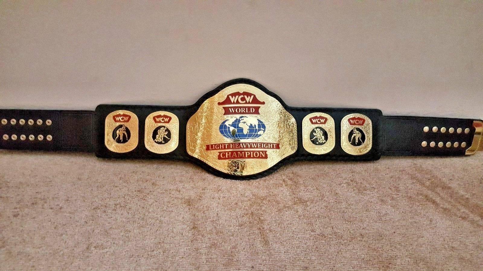 WCW WORLD LIGHT HEAVYWEIGHT Brass Championship Belt - Image 2