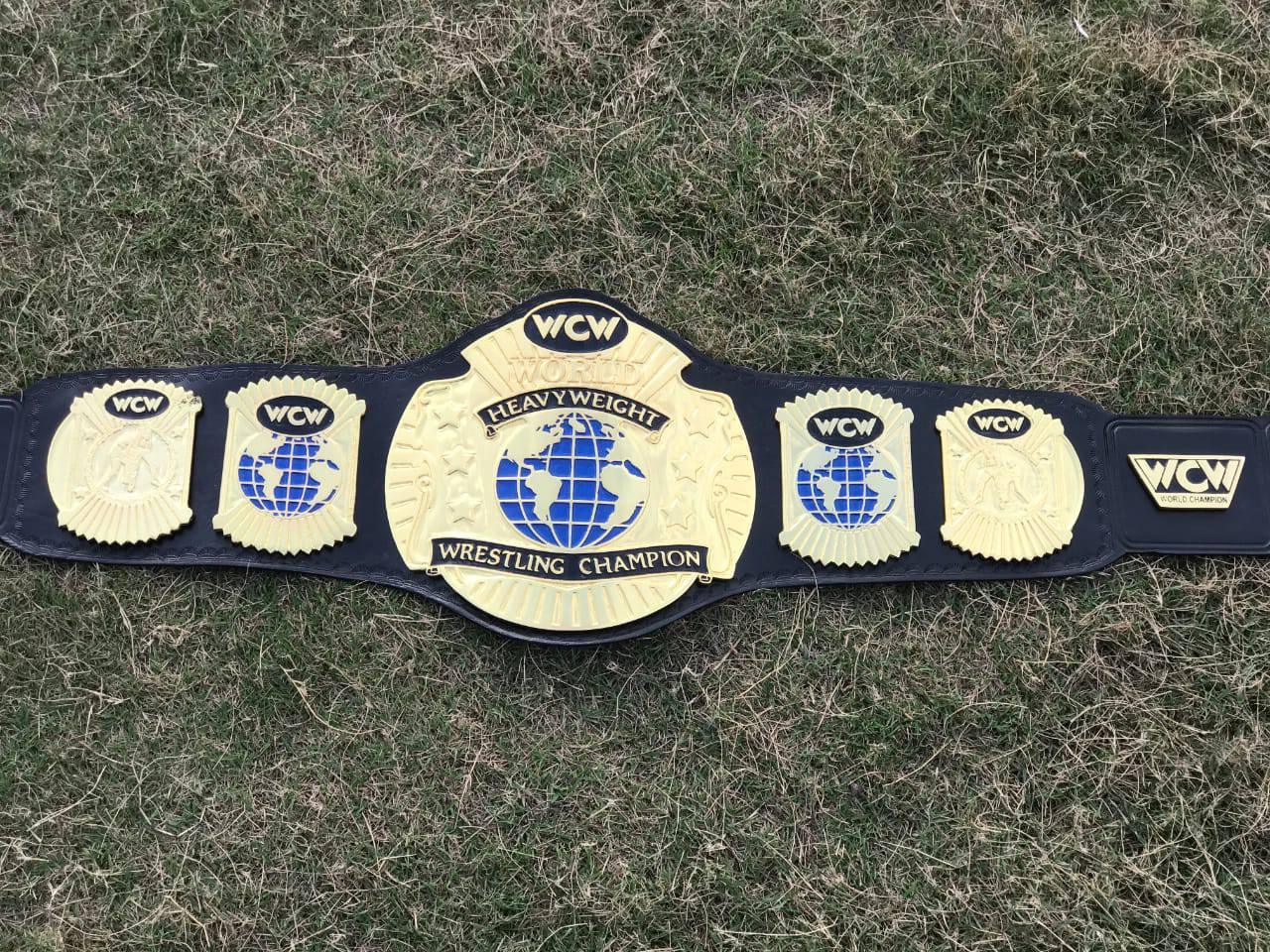 WCW WORLD TAG TEAM 24K GOLD Championship Belt - Image 3