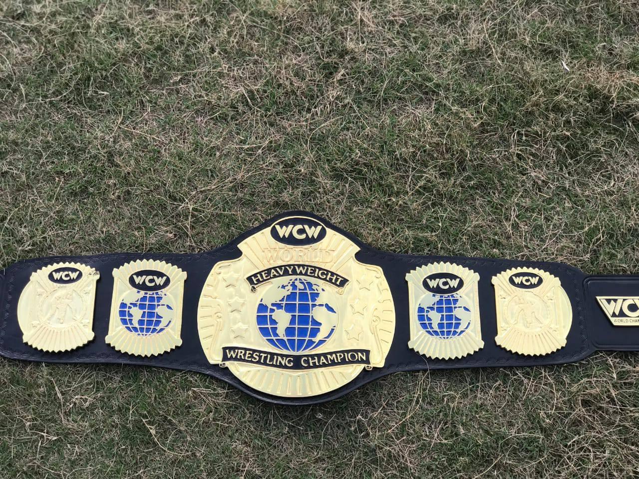 WCW WORLD TAG TEAM 24K GOLD Championship Belt - Image 4
