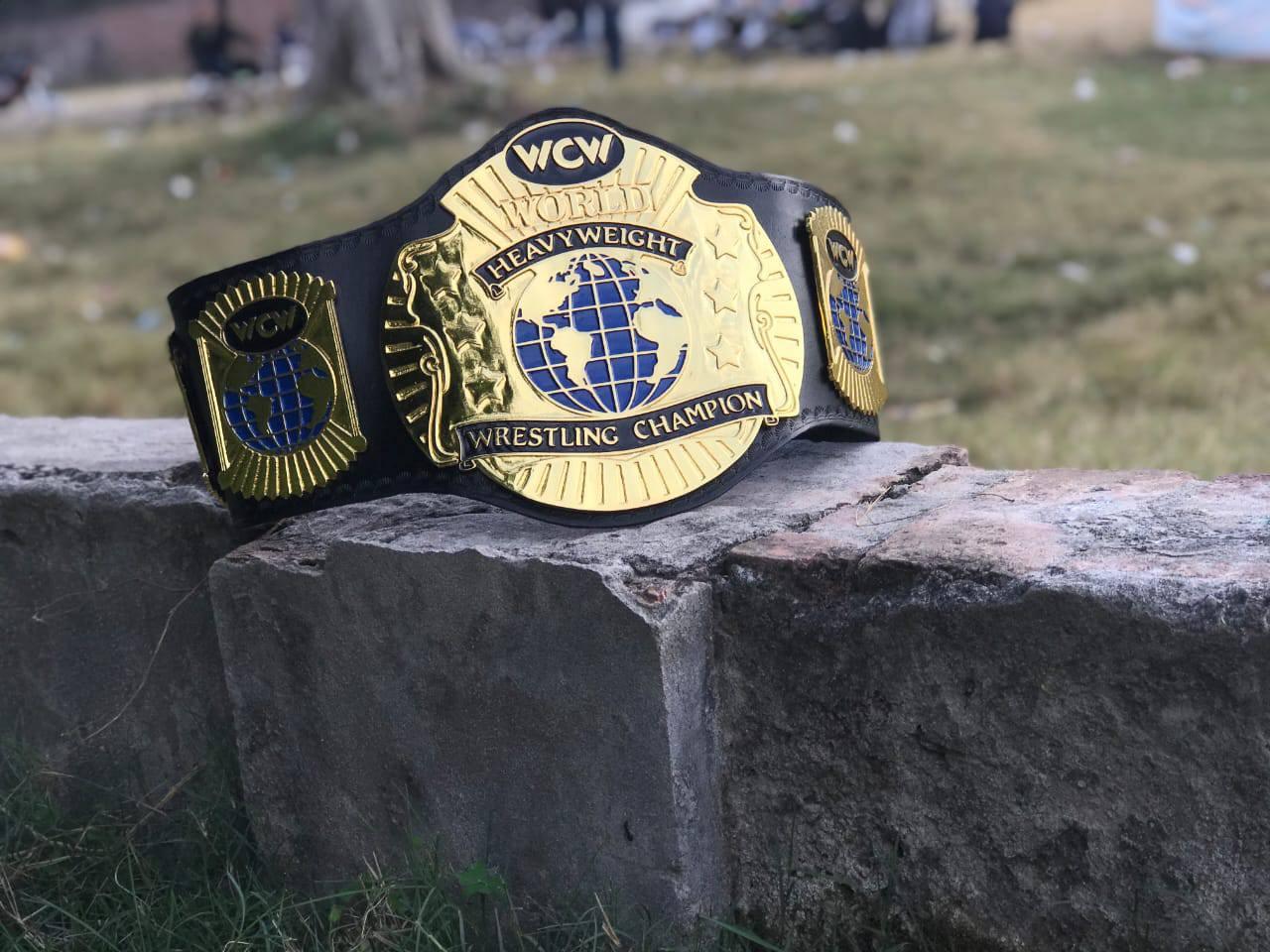 WCW WORLD TAG TEAM 24K GOLD Championship Belt - Image 7