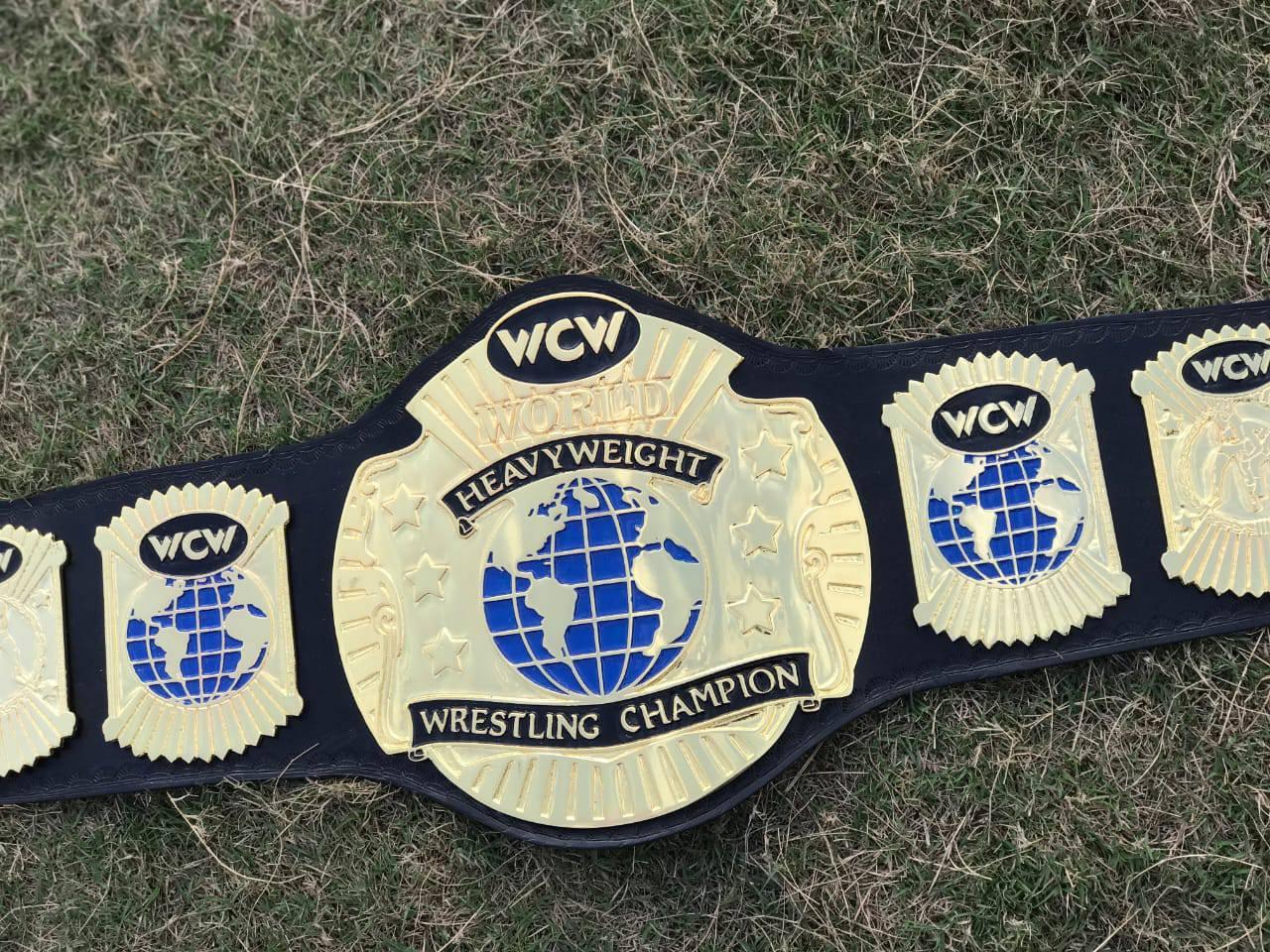 WCW WORLD TAG TEAM 24K GOLD Championship Belt - Image 8