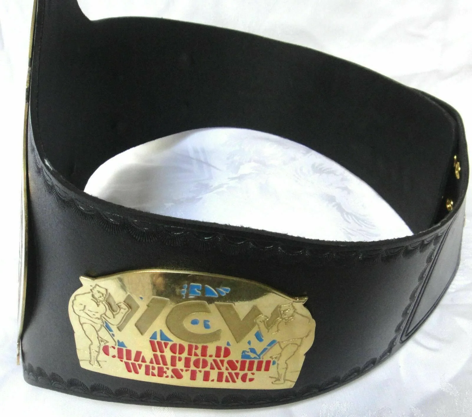 WCW WORLD TAG TEAM Brass Championship Belt - Image 3