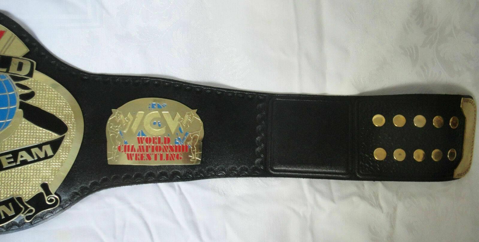 WCW WORLD TAG TEAM Brass Championship Belt - Image 5