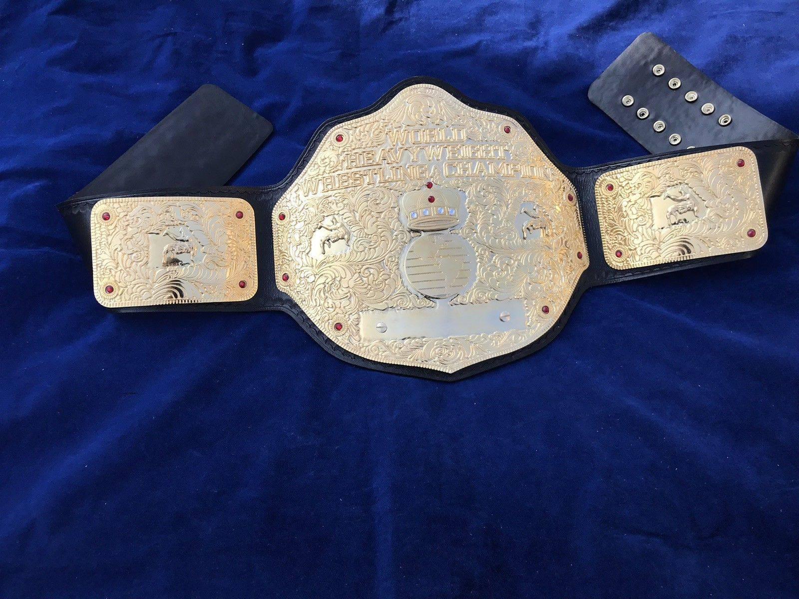 WWE BIG GOLD DUAL PLATED 24K GOLD Championship Belt - Image 2