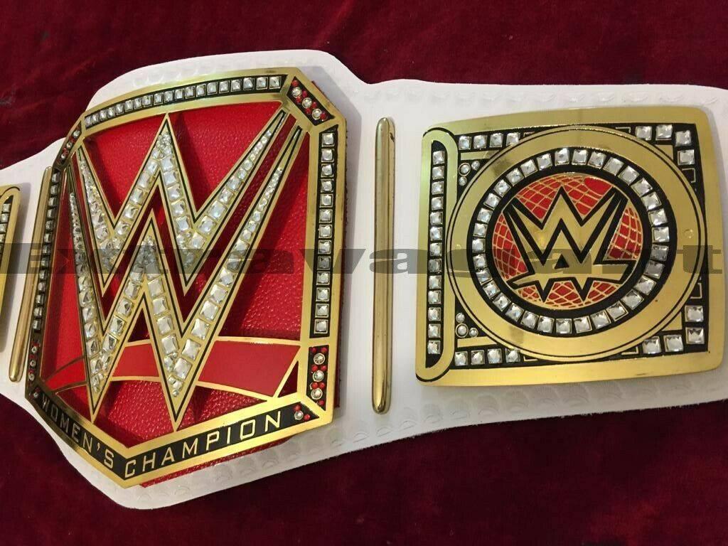 WWE RAW WOMENS Brass Championship Belt - Image 2