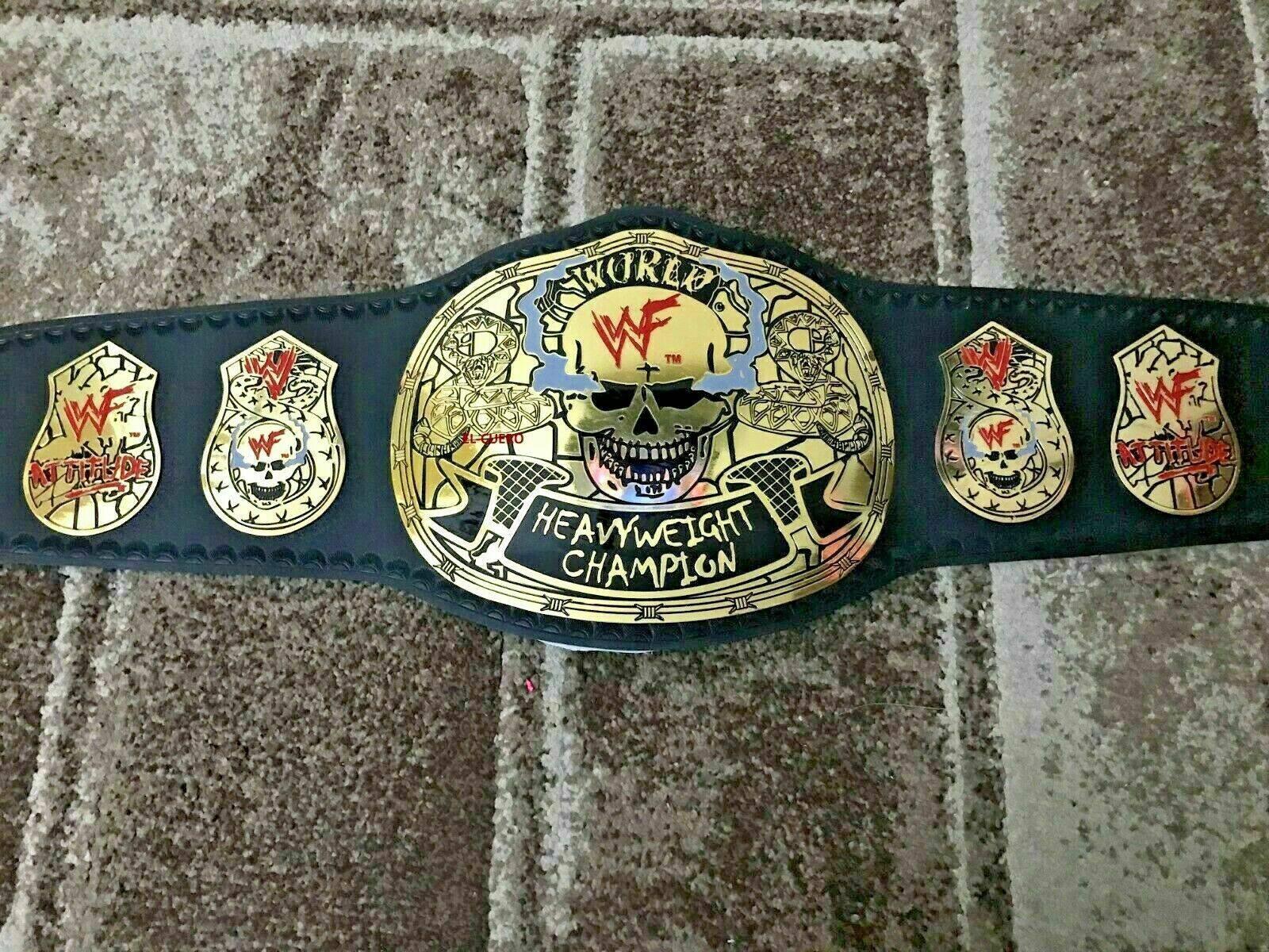 WWE Smoking Skull Brass Championship Belt - Image 4