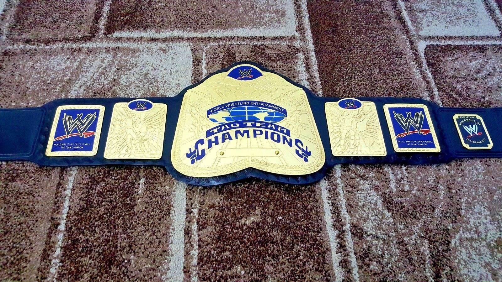 WWE TAG TEAM Brass Championship Belt - Image 2