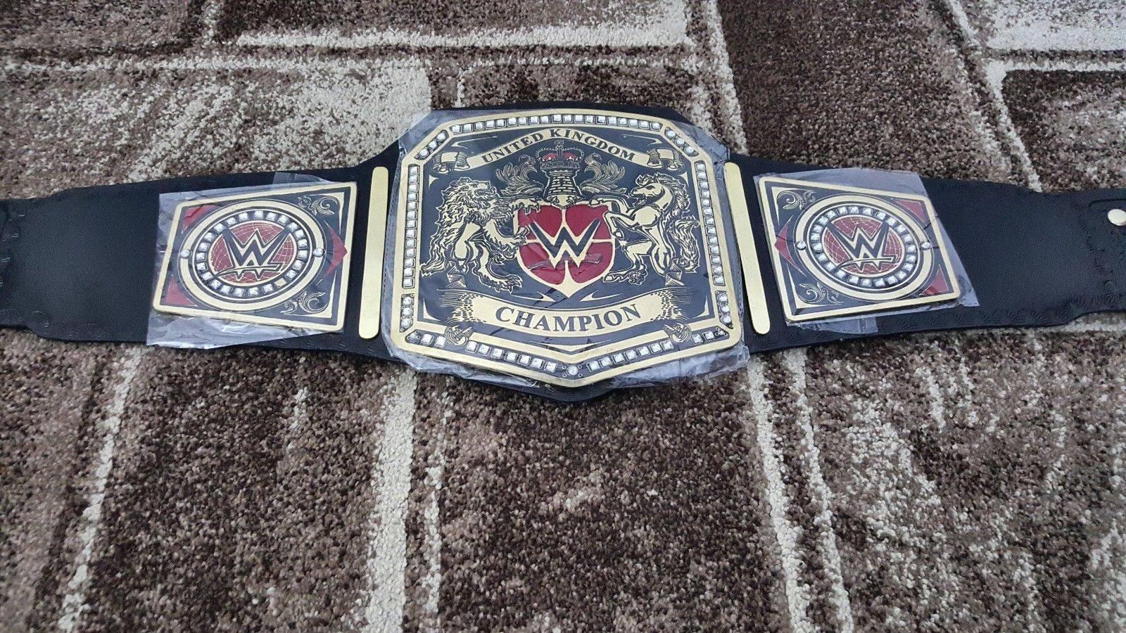 WWE UNITED KINGDOM Brass Championship Title Belt - Image 2