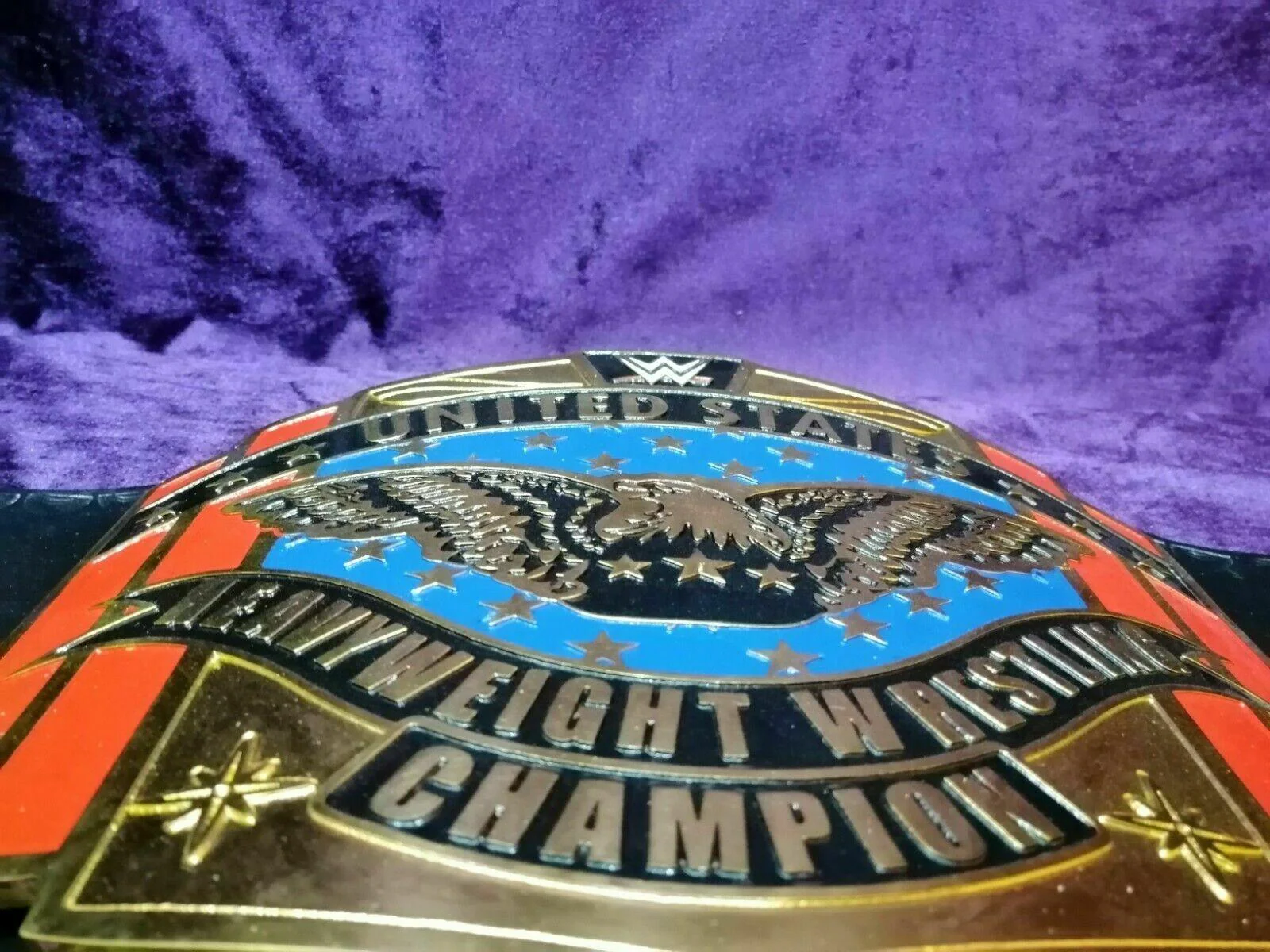 WWE UNITED STATES HEAVYWEIGHT Championship Zinc Belt - Image 6