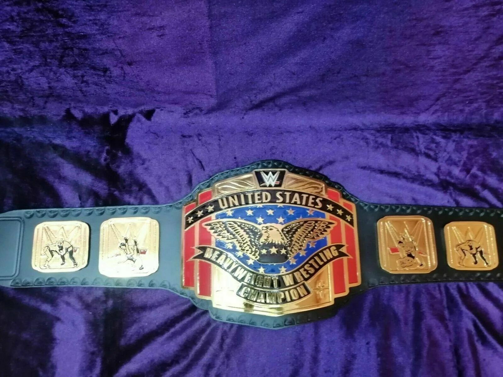 WWE UNITED STATES HEAVYWEIGHT Championship Zinc Belt - Image 7