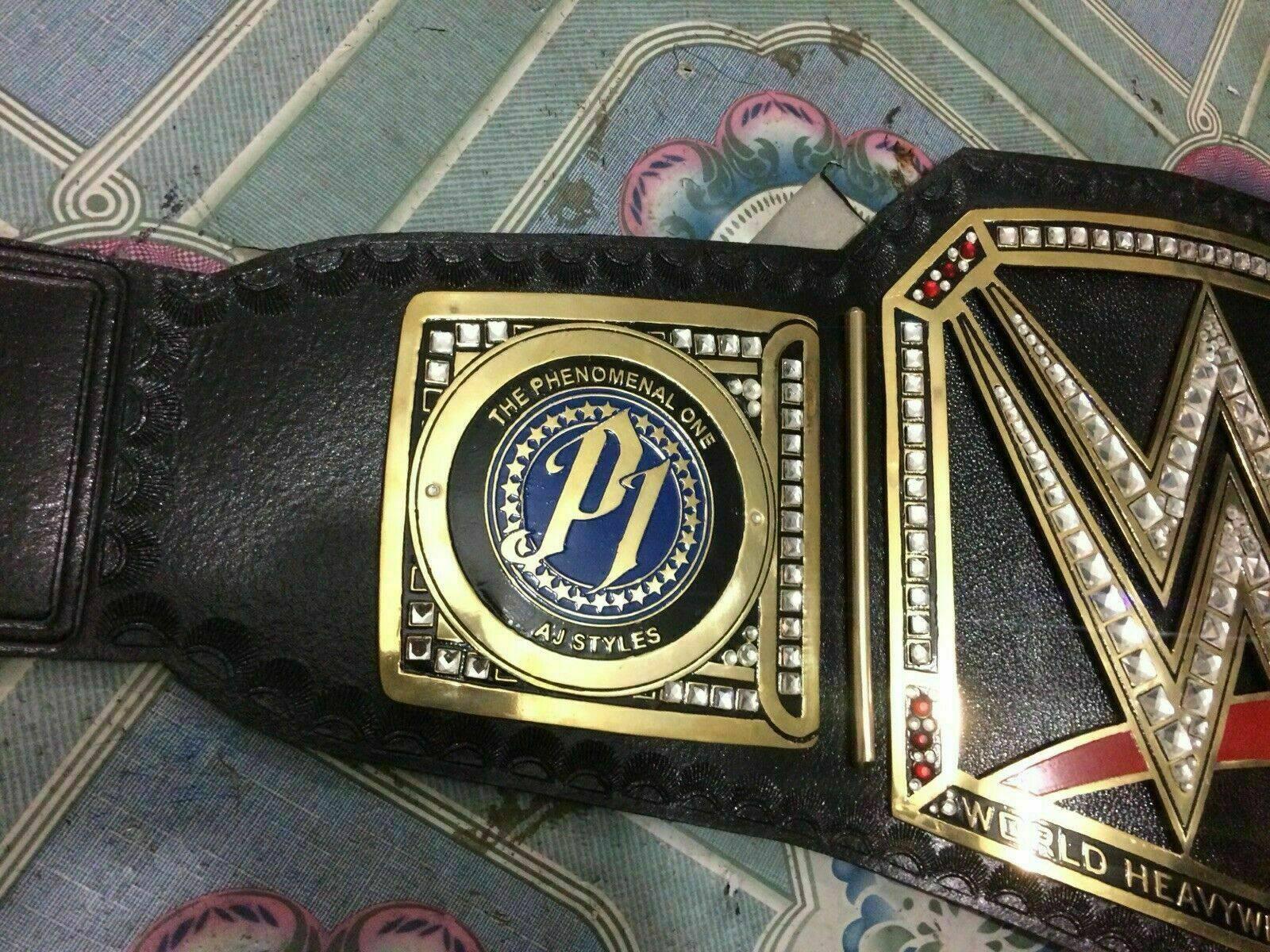 WWE WORLD HEAVYWEIGHT AJ STYLES Championship Title Belt - Image 3