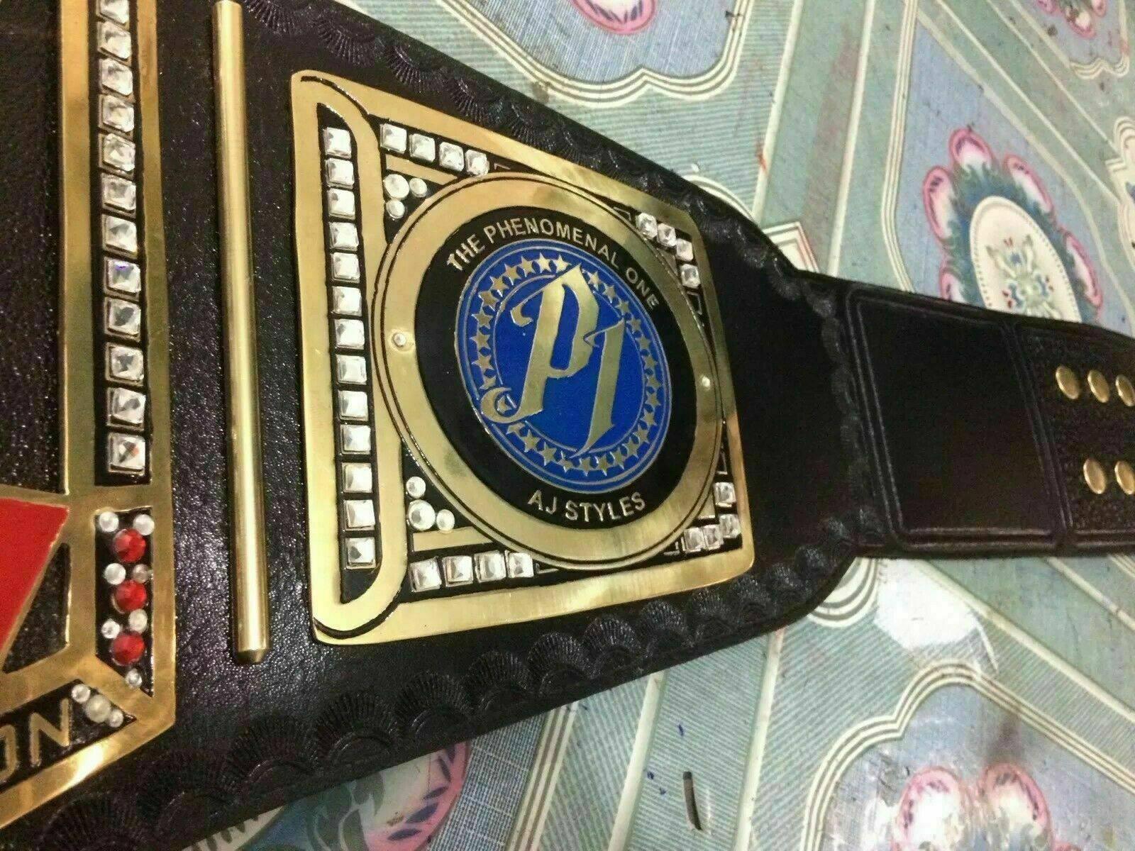 WWE WORLD HEAVYWEIGHT AJ STYLES Championship Title Belt - Image 5
