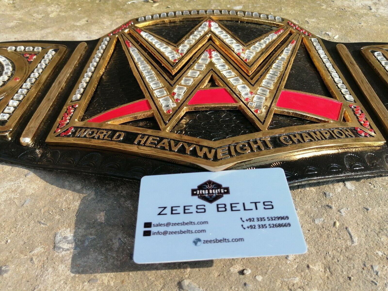 WWE WORLD HEAVYWEIGHT Zinc Championship WWE Title Belt - Image 11