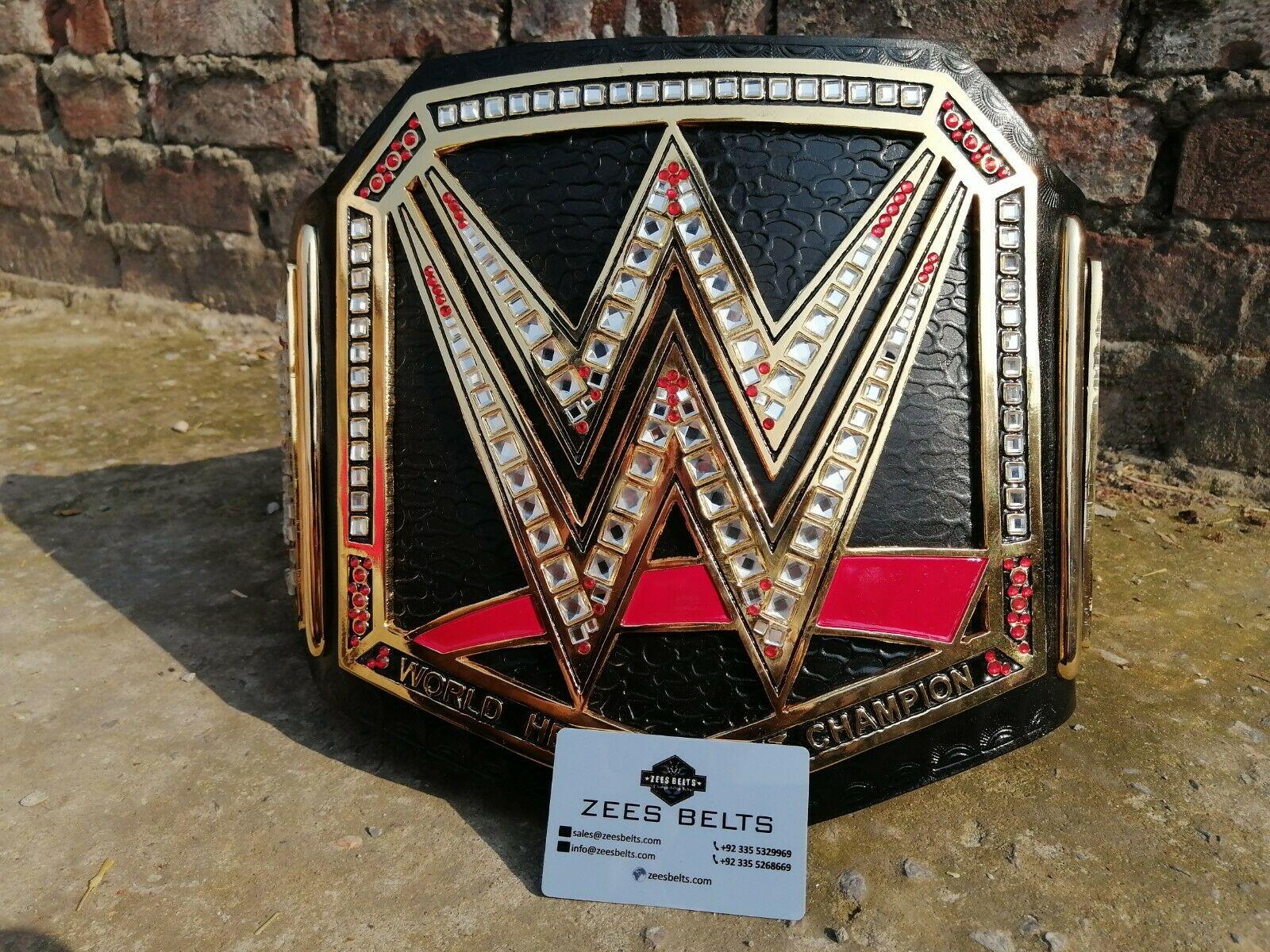 WWE WORLD HEAVYWEIGHT Zinc Championship WWE Title Belt - Image 2
