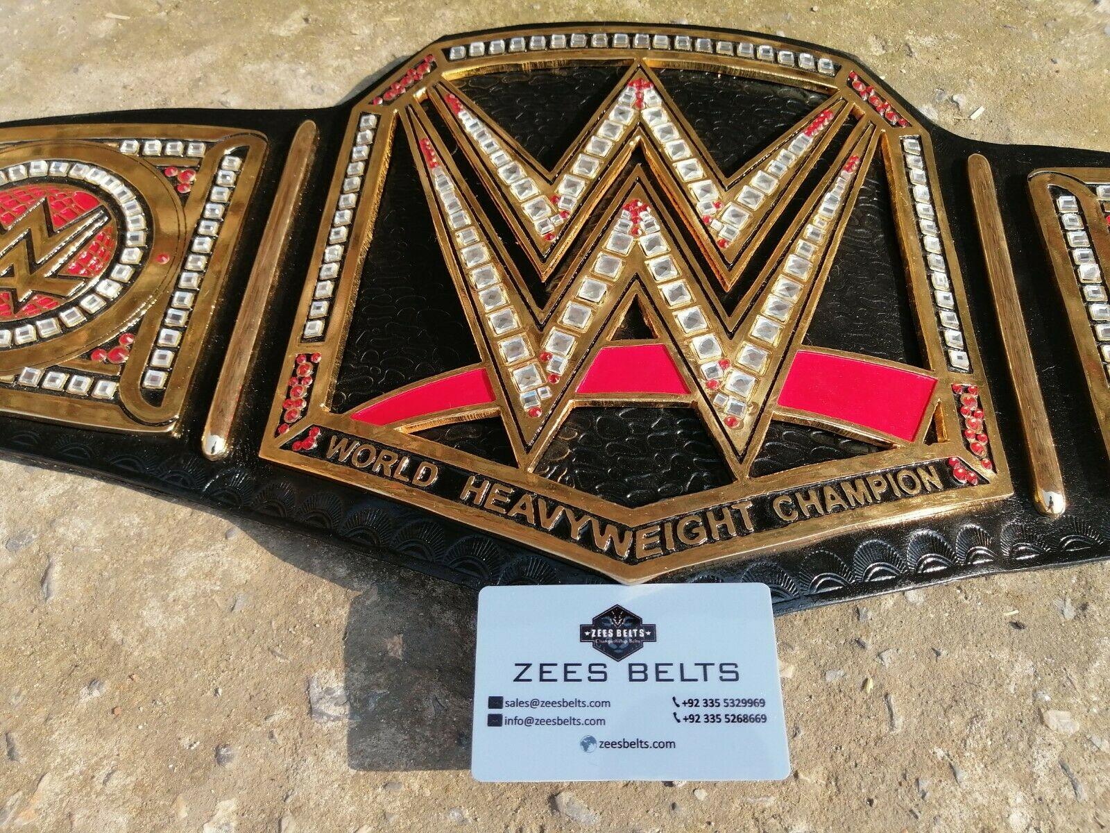 WWE WORLD HEAVYWEIGHT Zinc Championship WWE Title Belt - Image 5