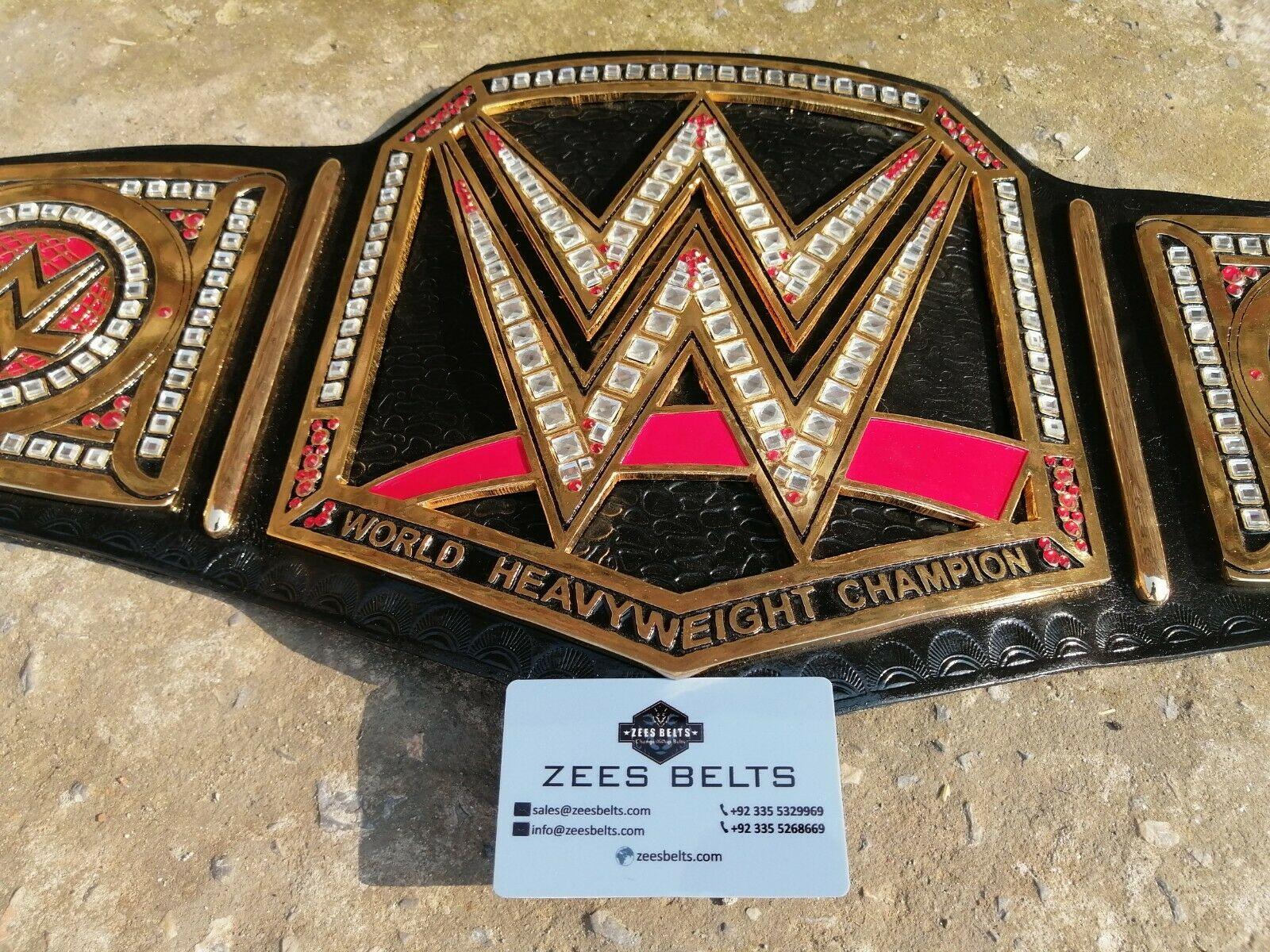 WWE WORLD HEAVYWEIGHT Zinc Championship WWE Title Belt - Image 6
