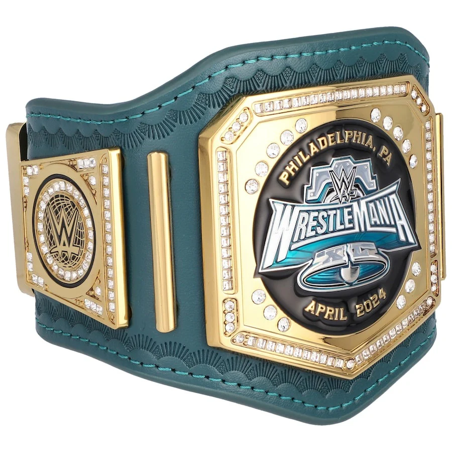 WWE WrestleMania 40 Replica Mini Title Belt - Image 3
