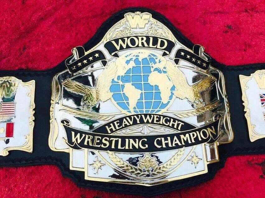 WWF ANDRE HEAVYWEIGHT 87 24K GOLD Zinc Championship Title Belt - Image 3
