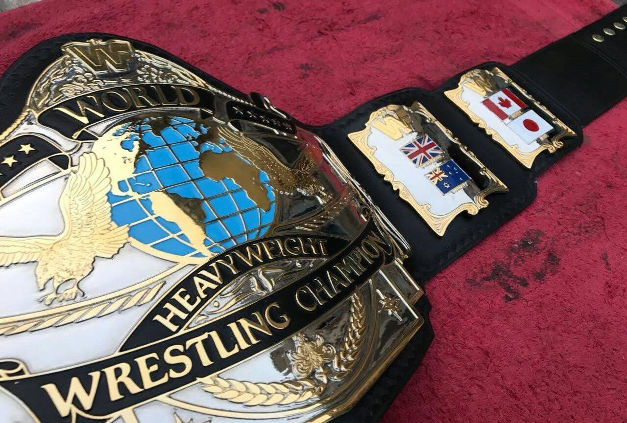WWF ANDRE HEAVYWEIGHT 87 24K GOLD Zinc Championship Title Belt - Image 6