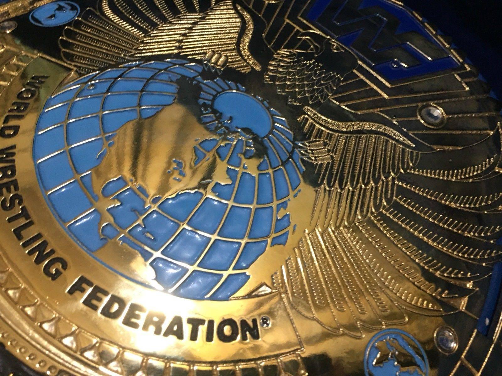 WWF BIG EAGLE ATTITUDE ERA 24K GOLD Championship Title Belt - Image 8