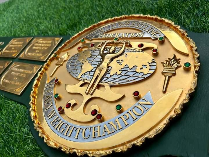 WWF BIG GREEN 3D CNC CHAMPIONSHIP BELT - Image 5