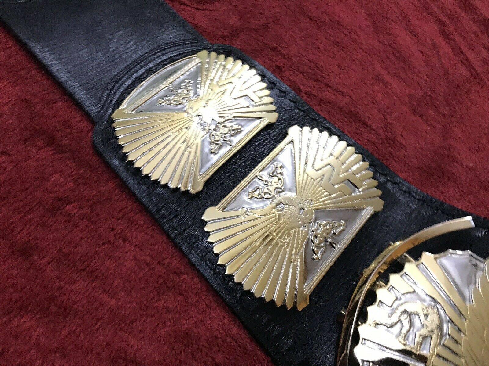 WWF WINGED EAGLE DUAL PLATED 24K GOLD Championship Title Belt - Image 10