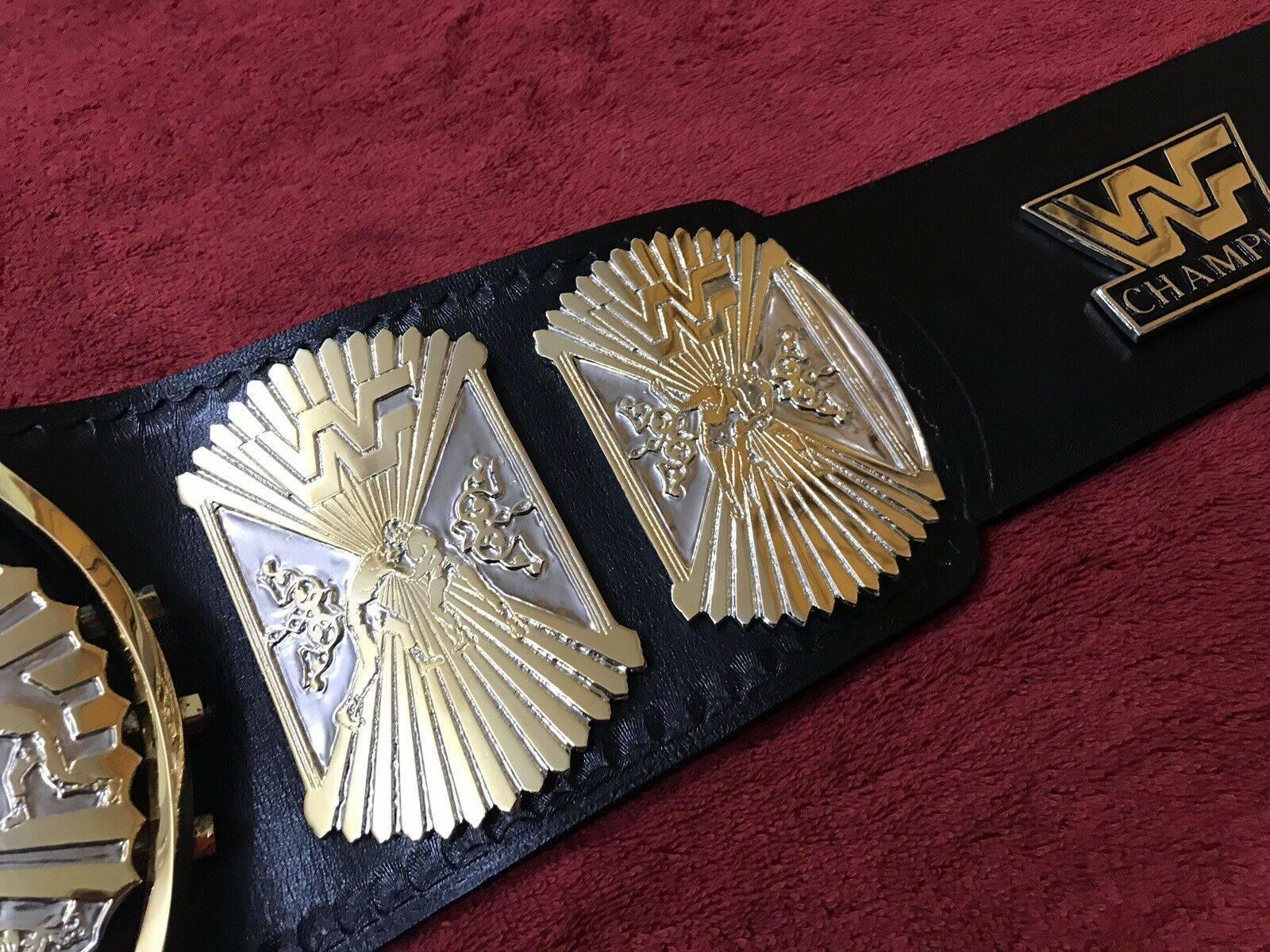 WWF WINGED EAGLE DUAL PLATED 24K GOLD Championship Title Belt - Image 3