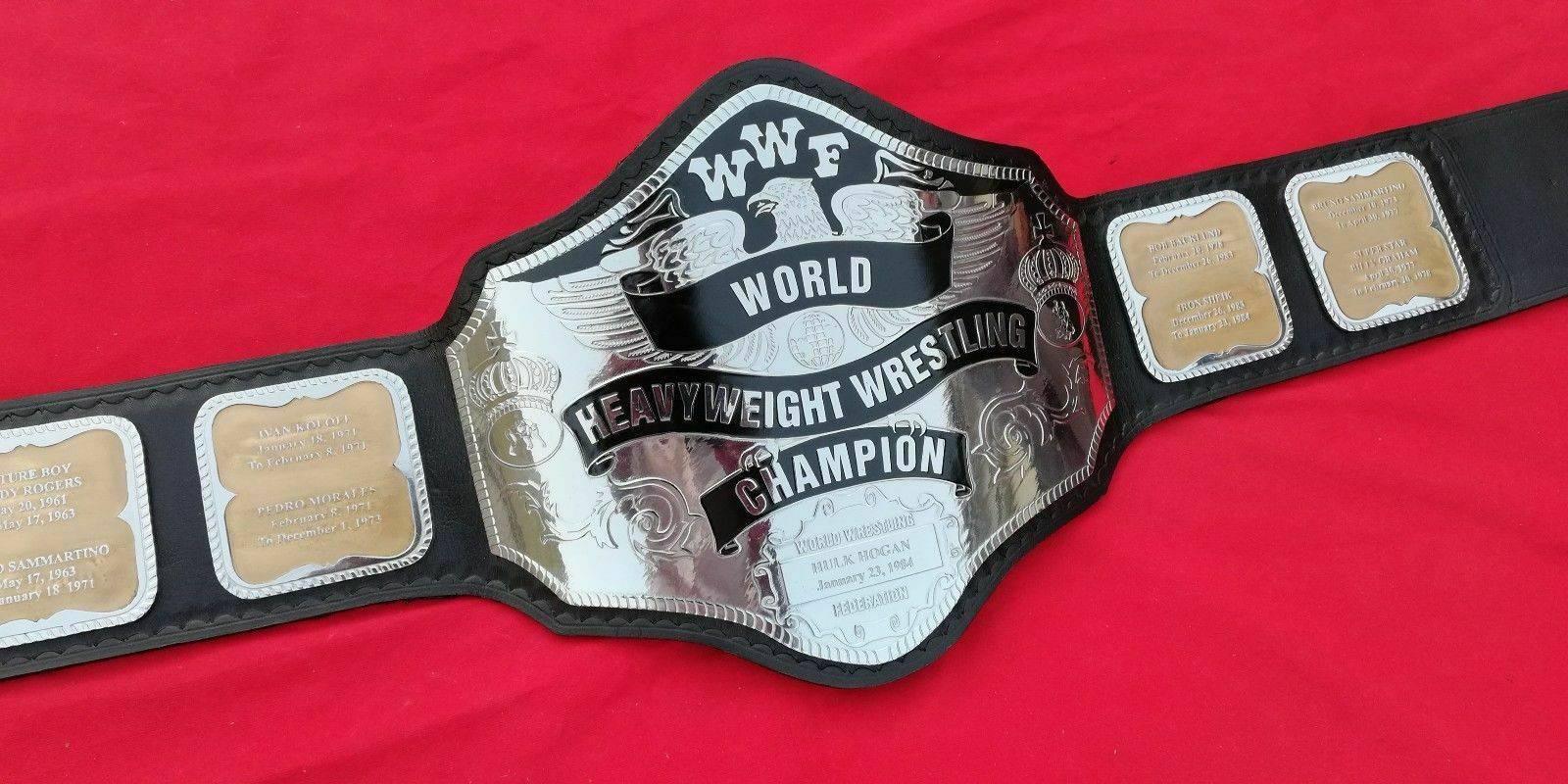 WWF HULK HOGAN 84 24K GOLD Championship Belt - Image 4