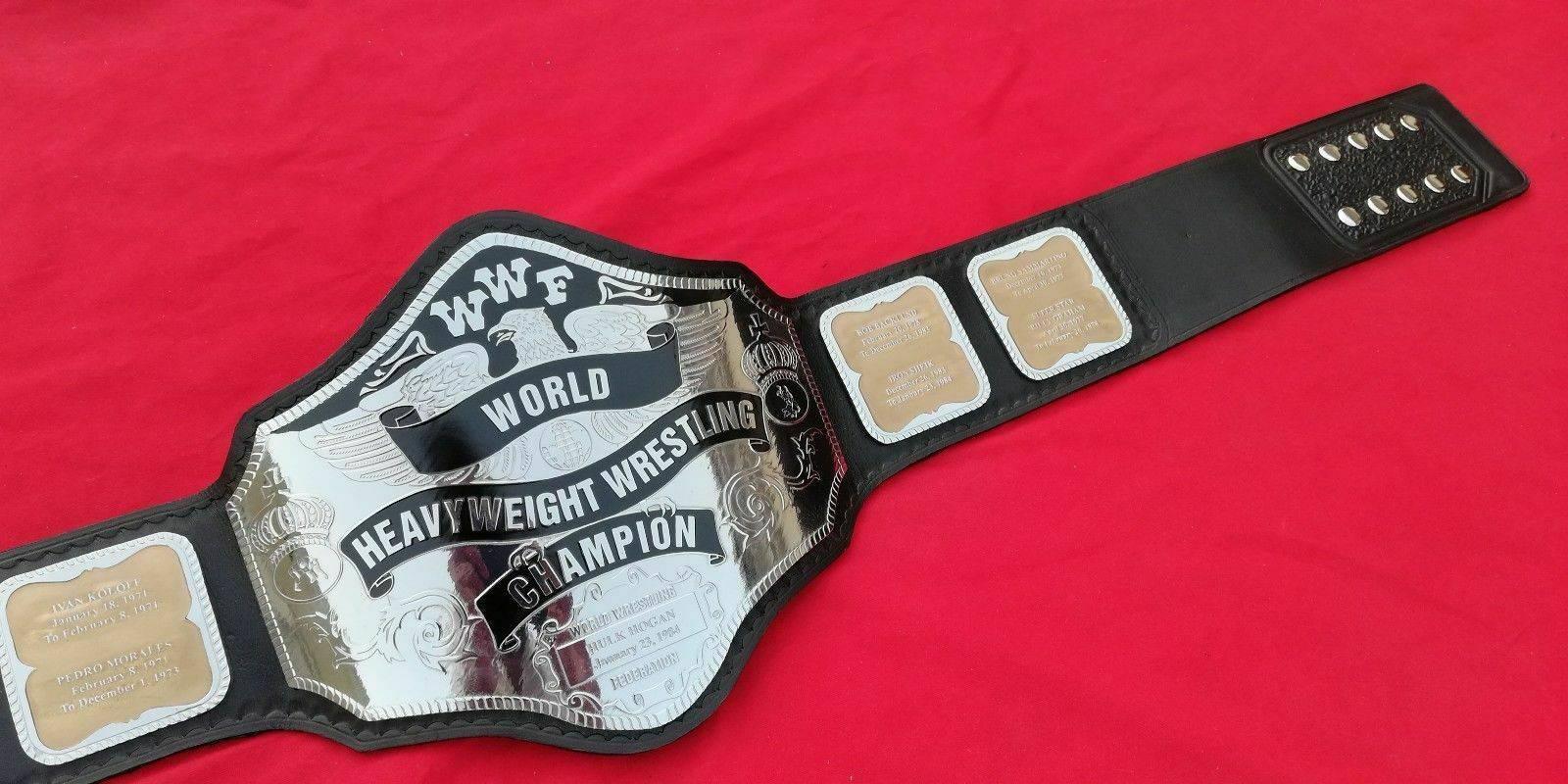 WWF HULK HOGAN 84 24K GOLD Championship Belt - Image 6