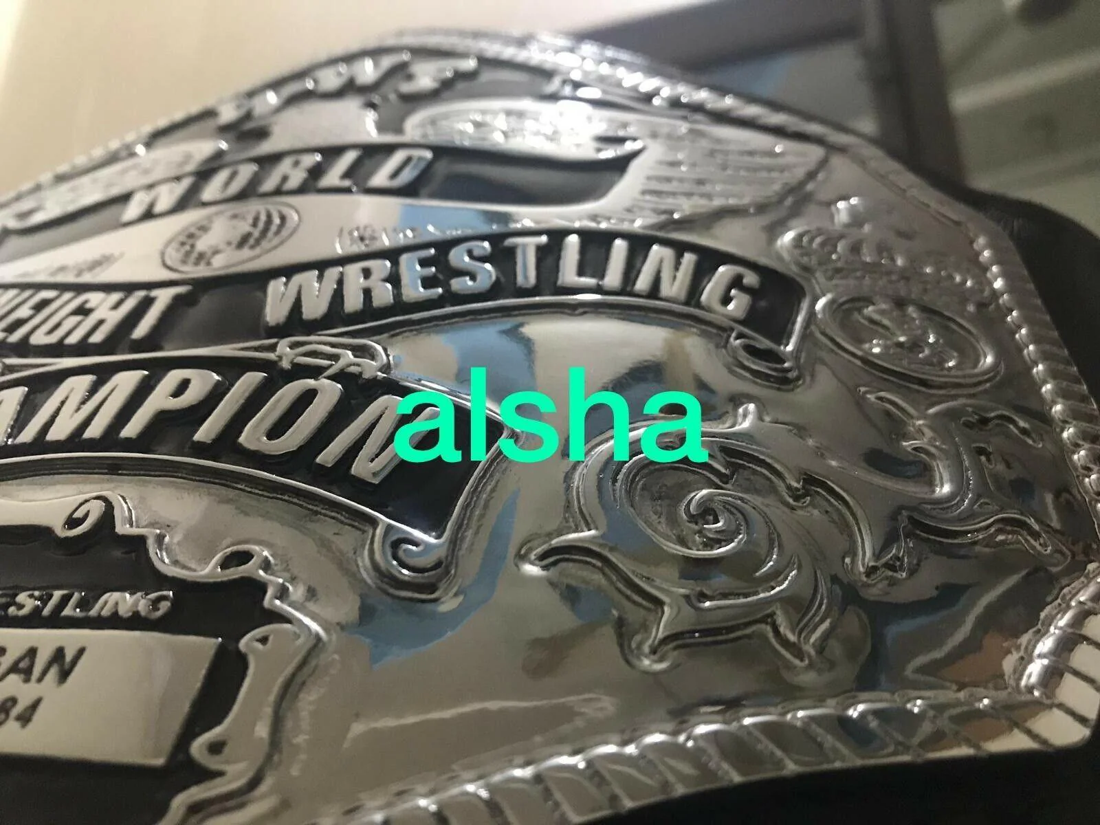WWF HULK HOGAN 84 Zinc Championship Belt - Image 12