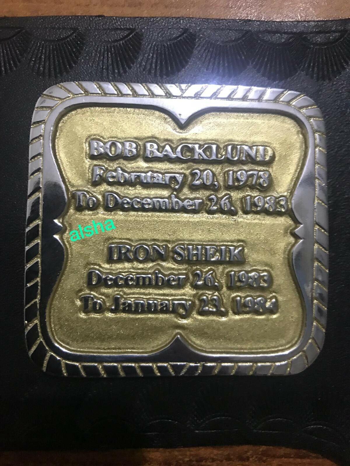 WWF HULK HOGAN 84 Zinc Championship Belt - Image 4