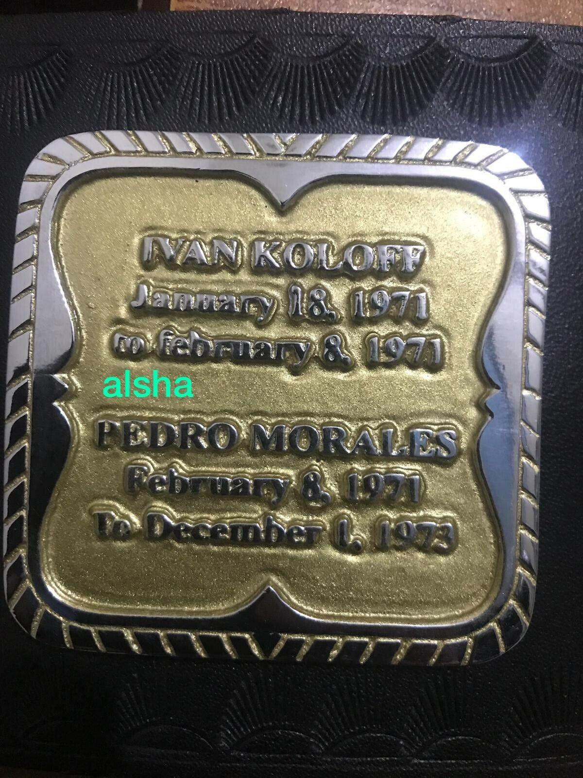 WWF HULK HOGAN 84 Zinc Championship Belt - Image 5
