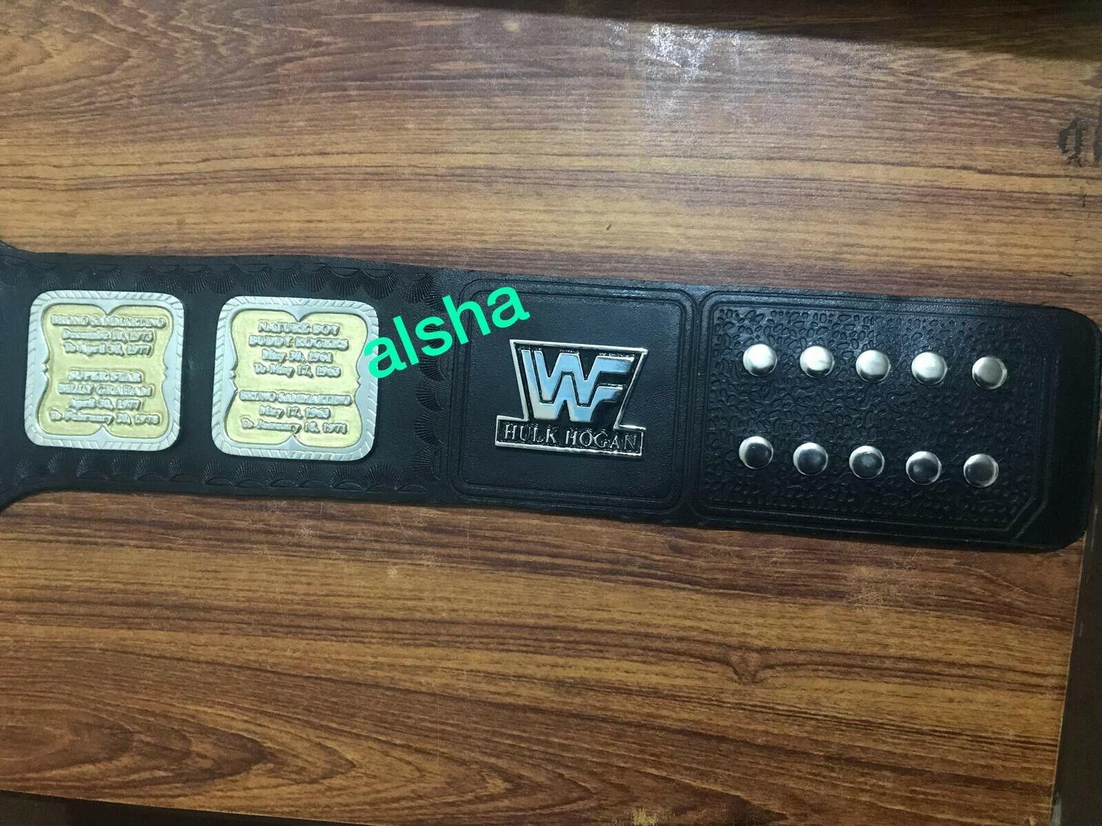 WWF HULK HOGAN 84 Zinc Championship Belt - Image 6