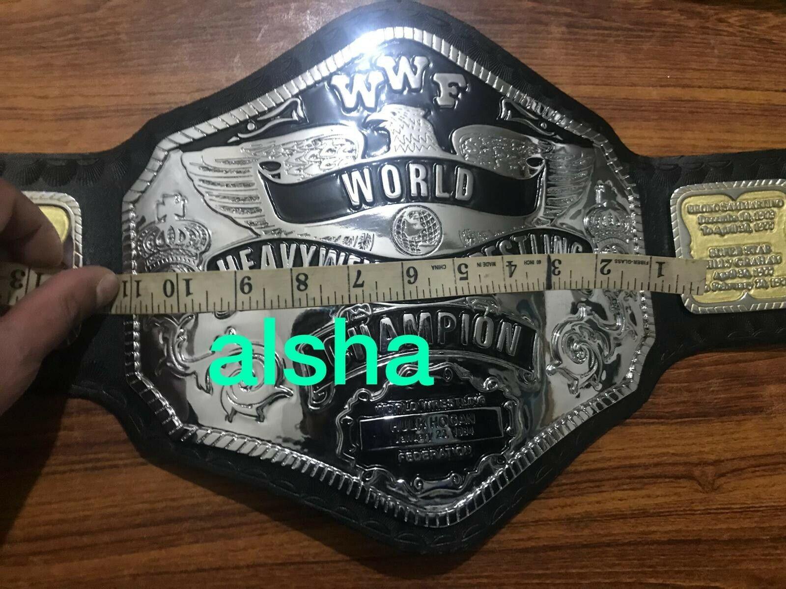 WWF HULK HOGAN 84 Zinc Championship Belt - Image 8