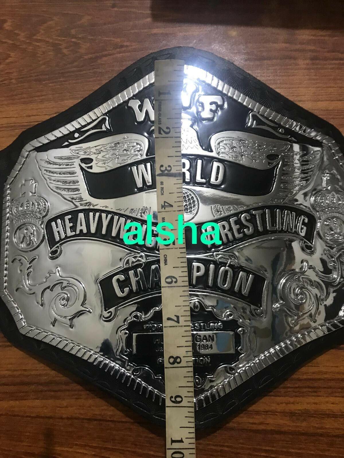 WWF HULK HOGAN 84 Zinc Championship Belt - Image 9
