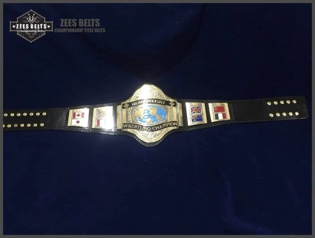 WWF HULK HOGAN 86 24K GOLD Championship Belt - Image 2