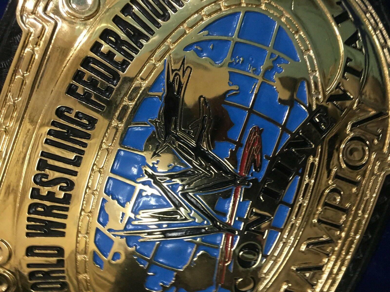 WWF INTERCONTINENTAL OVAL 24K GOLD Championship Belt - Image 7