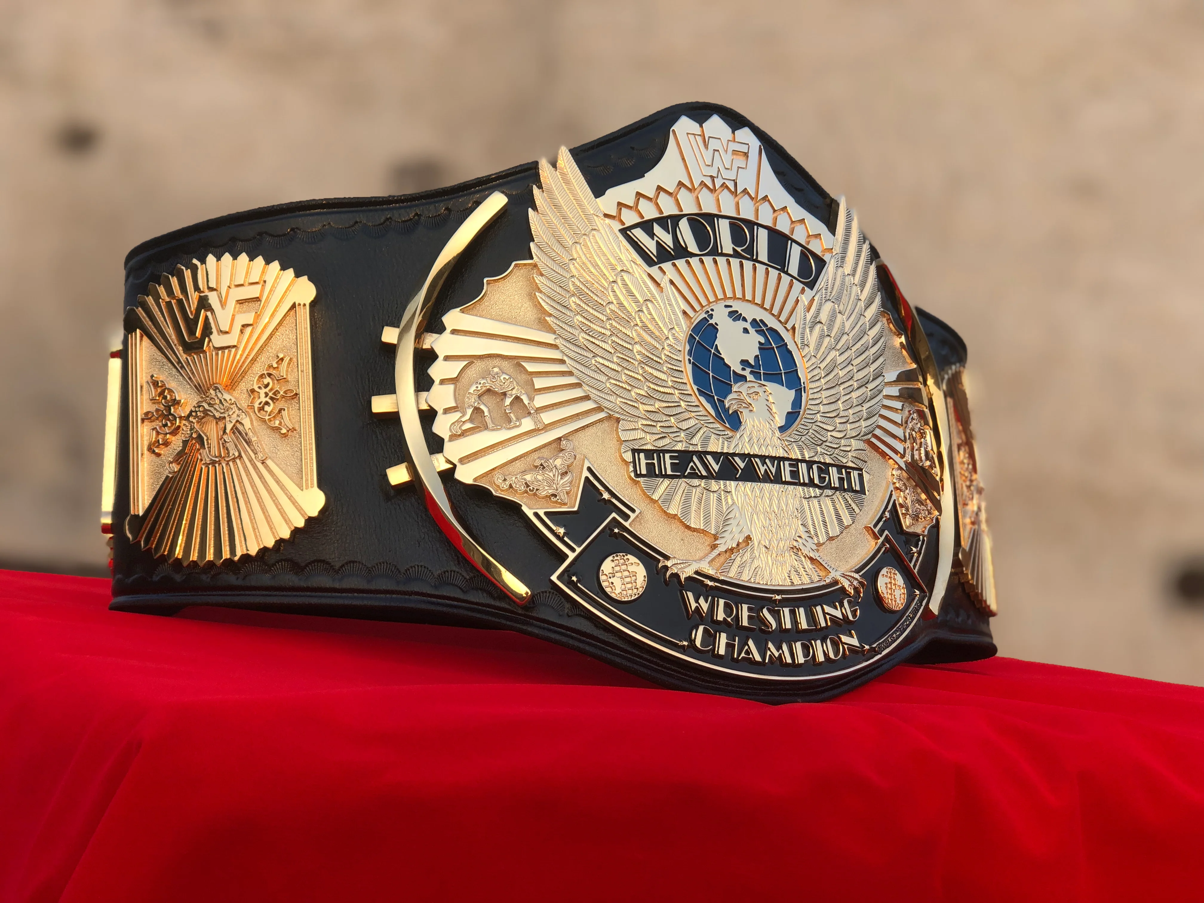 WWF Premium Winged Eagle CNC Championship Belt - Image 3
