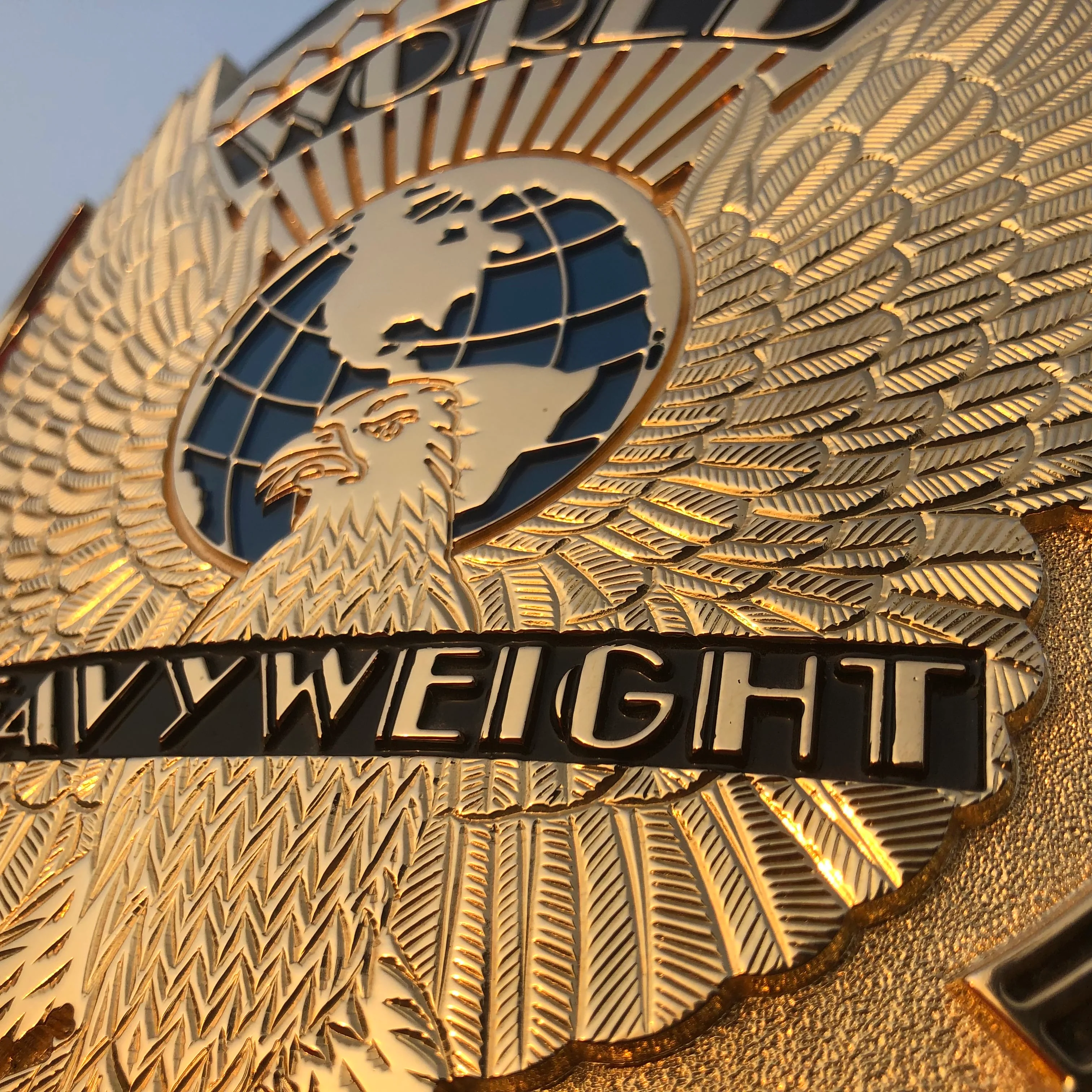 WWF Premium Winged Eagle CNC Championship Belt - Image 4
