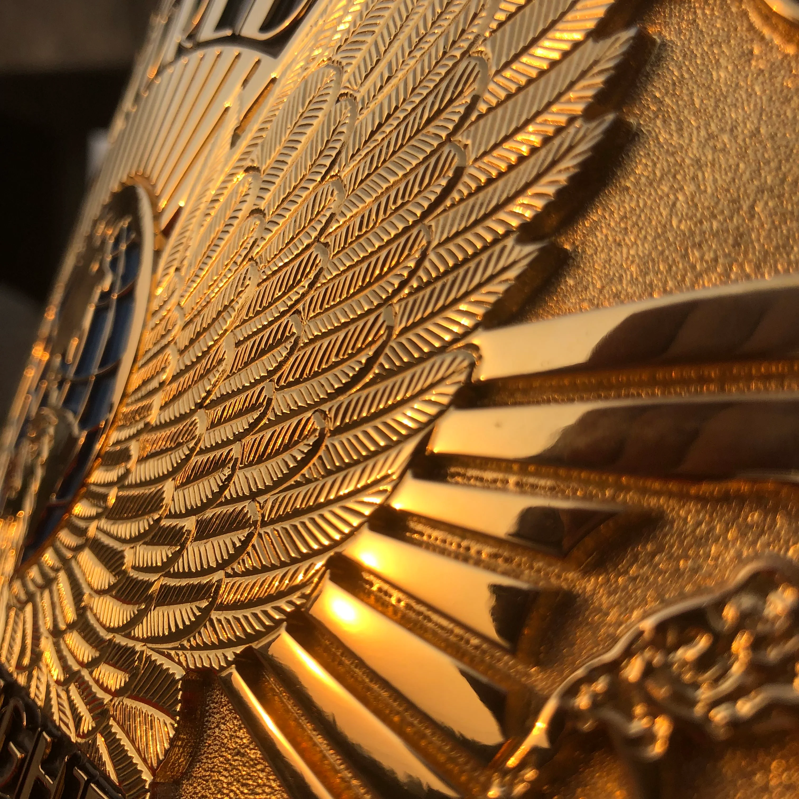 WWF Premium Winged Eagle CNC Championship Belt - Image 7